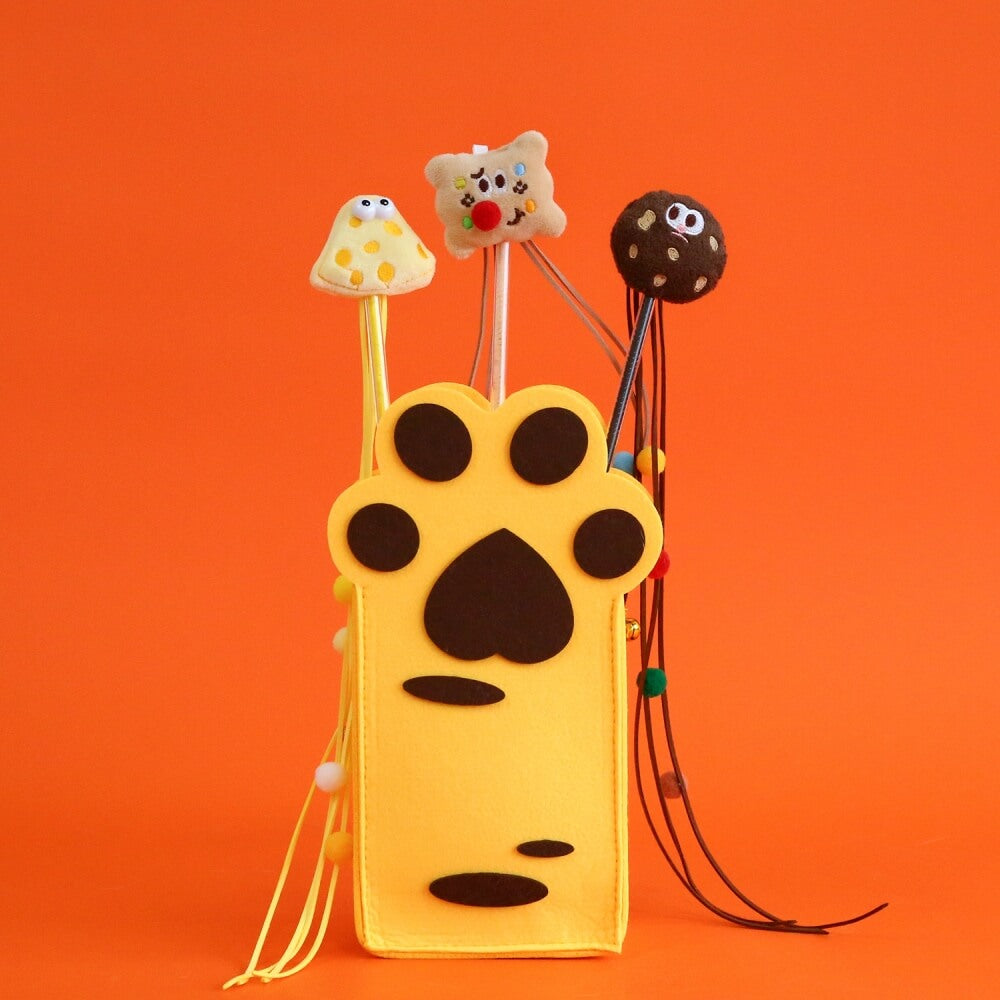 Lustiges Katzen-Teaser-Stick-Set