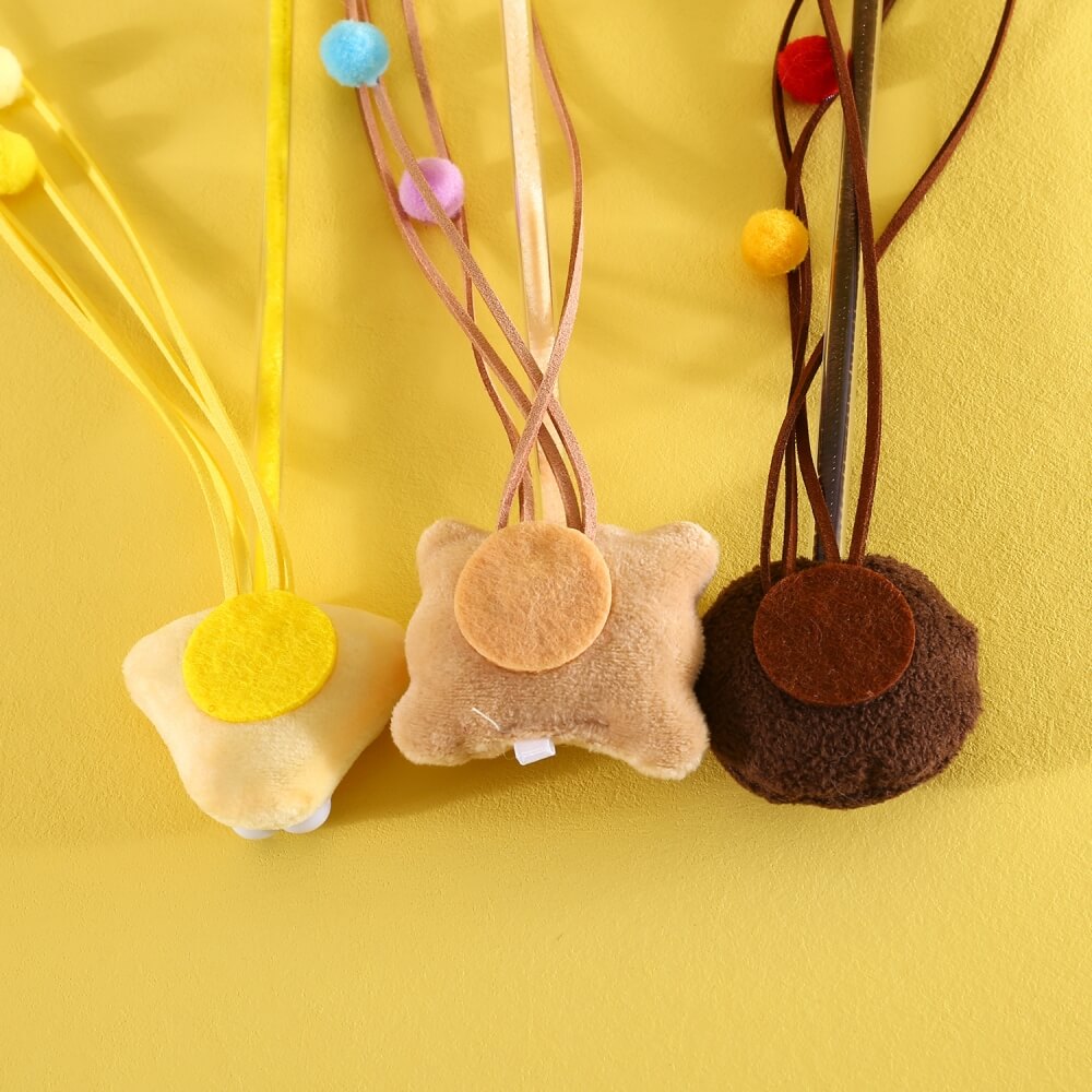 Lustiges Katzen-Teaser-Stick-Set