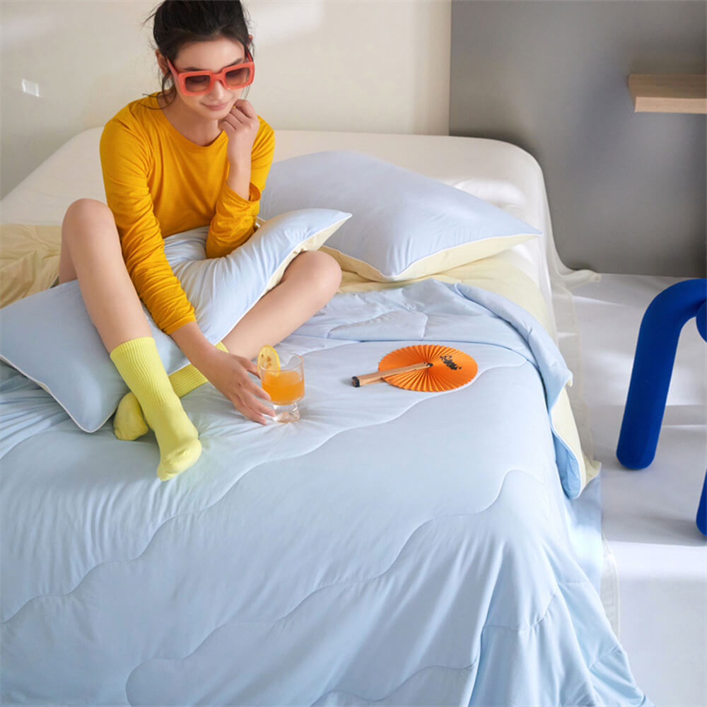 Leichte gewellte Muster Sommer Kühldecke