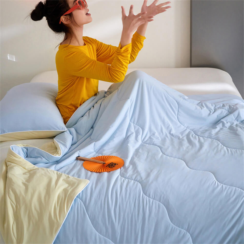 Leichte gewellte Muster Sommer Kühldecke