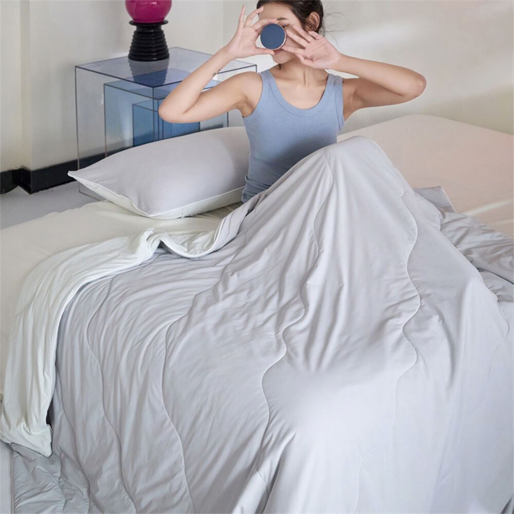 Leichte gewellte Muster Sommer Kühldecke