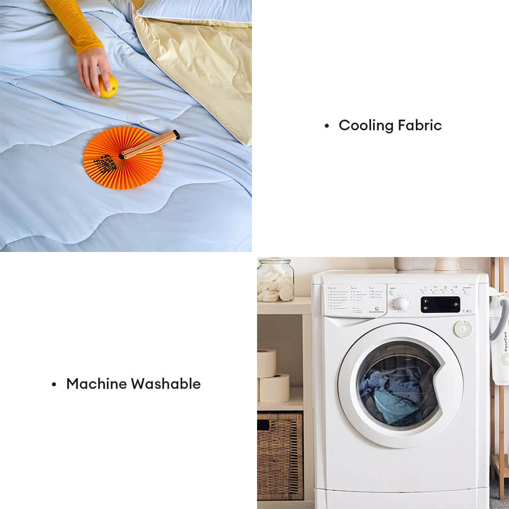 Leichte gewellte Muster Sommer Kühldecke