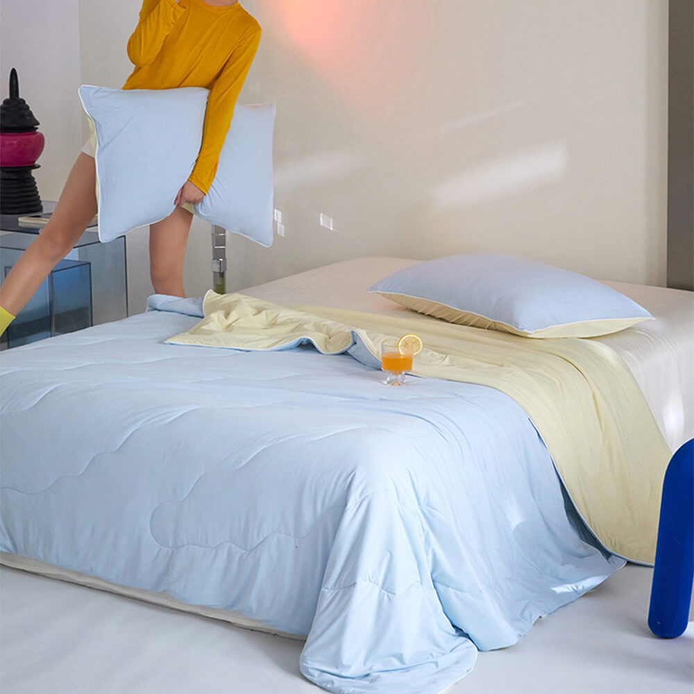 Leichte gewellte Muster Sommer Kühldecke