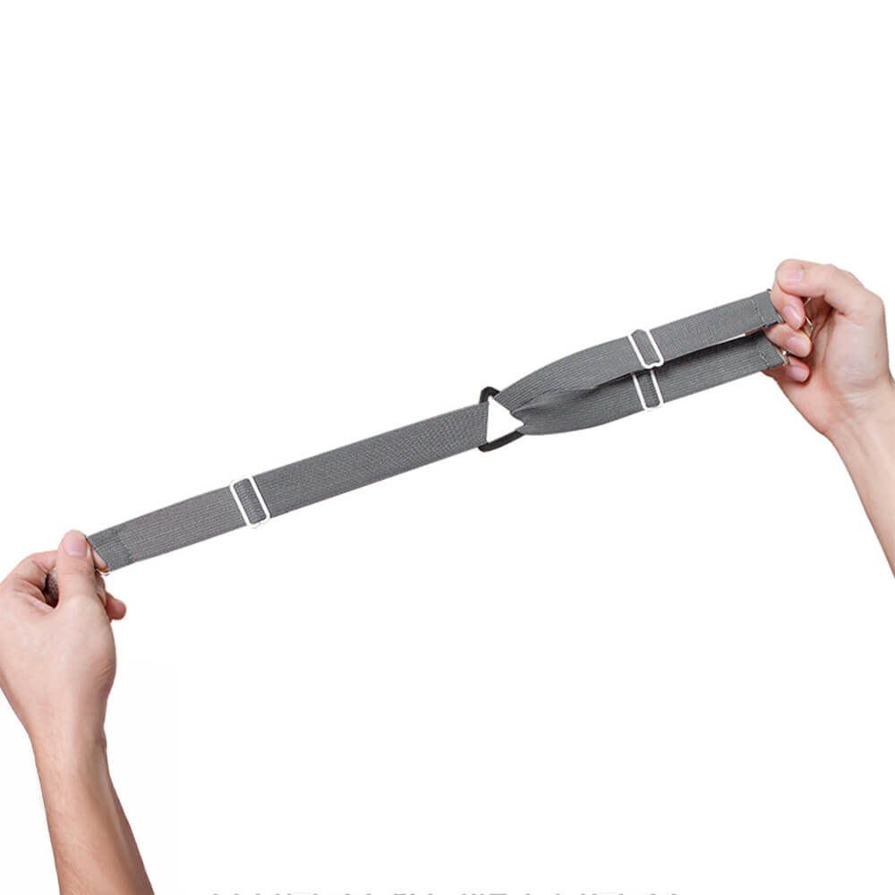 Verstellbare rutschfeste elastische Bettlakenriemen mit Metallclips