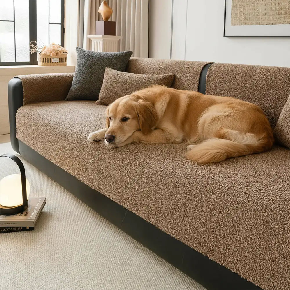 Allwetter Atmungsaktive Chenille Kratzfeste Sofa Schutz Hülle