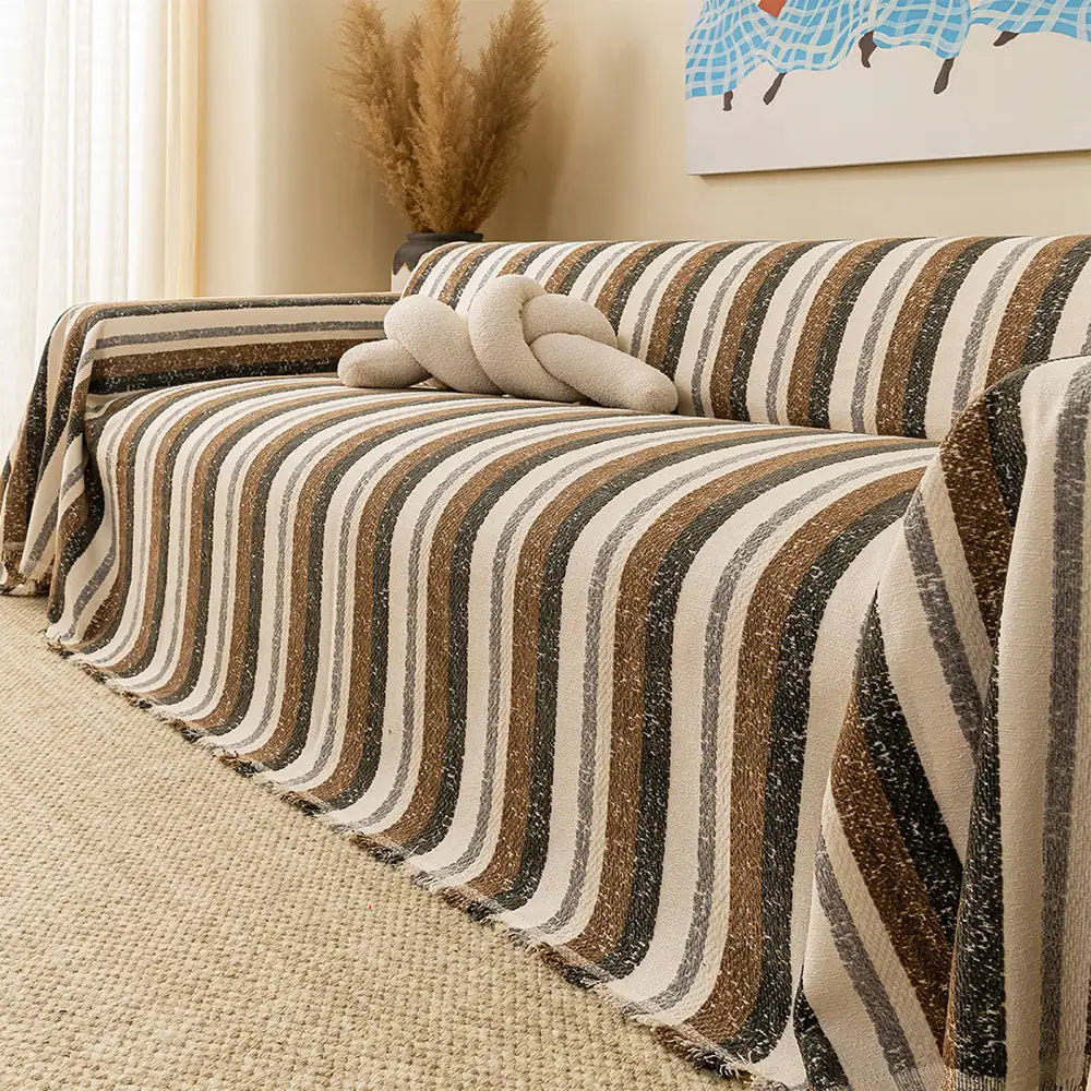 Alljahres atmungsaktive Chenille kratzfeste Sofa Schutzbezug Couchbezug