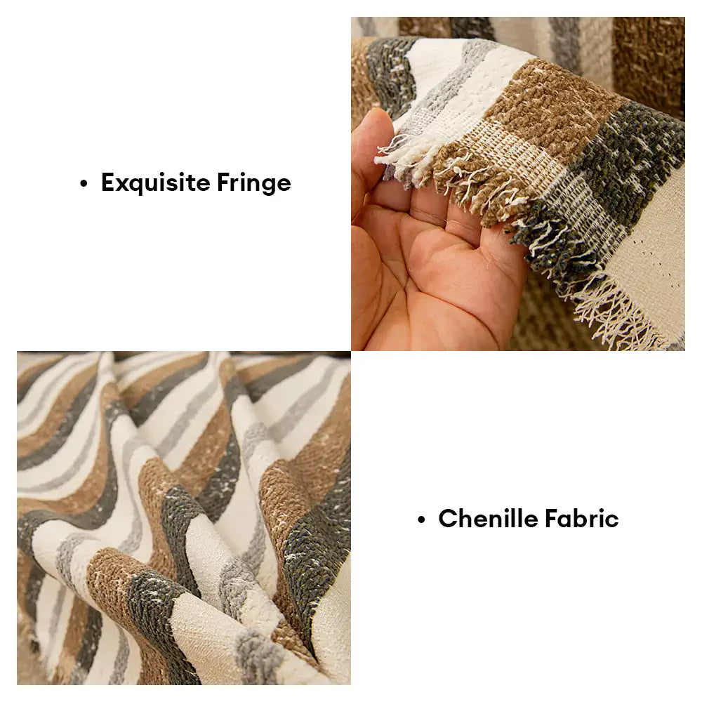 Alljahres atmungsaktive Chenille kratzfeste Sofa Schutzbezug Couchbezug