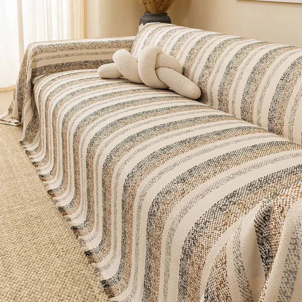 Alljahres atmungsaktive Chenille kratzfeste Sofa Schutzbezug Couchbezug