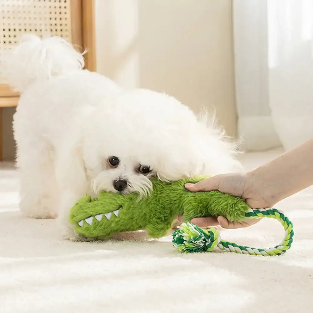 Tier-Serie Plüsch Quietschhund Beißspielzeug