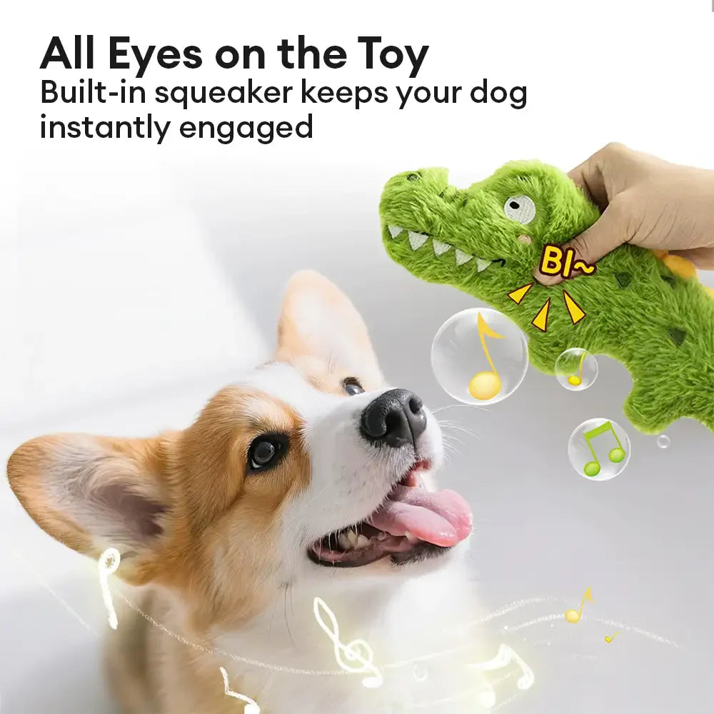 Tier-Serie Plüsch Quietschhund Beißspielzeug