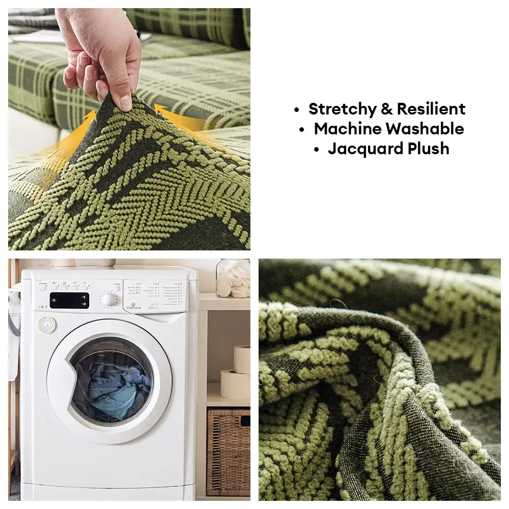 Karierter Stretch Universal Vollständig Passender Anti-Kratz Sofa-Bezug - Geeignet für Alle Jahreszeiten