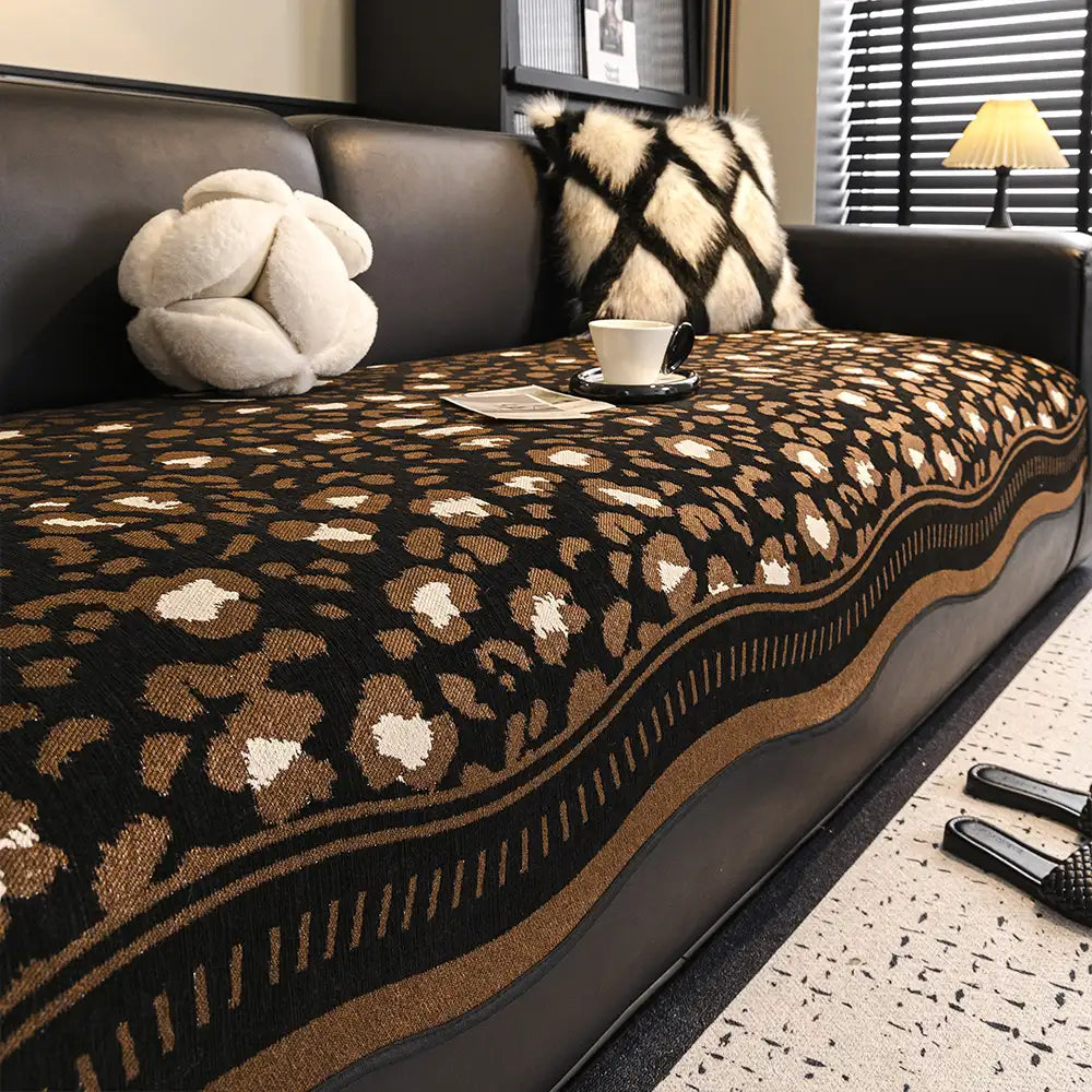 Chenille Ganzjahres unregelmäßig geformtes rutschfestes Sofakissen