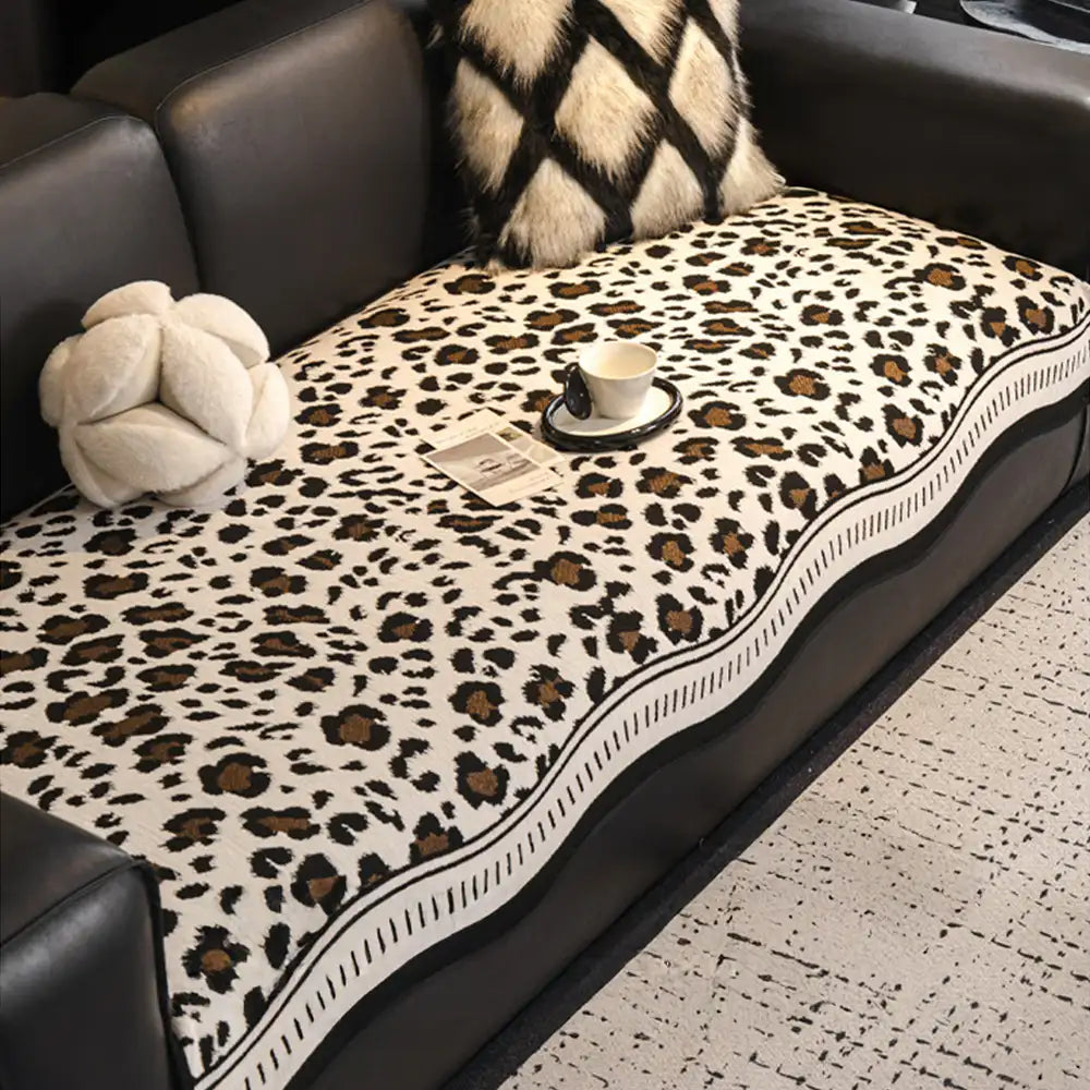 Chenille Ganzjahres unregelmäßig geformtes rutschfestes Sofakissen