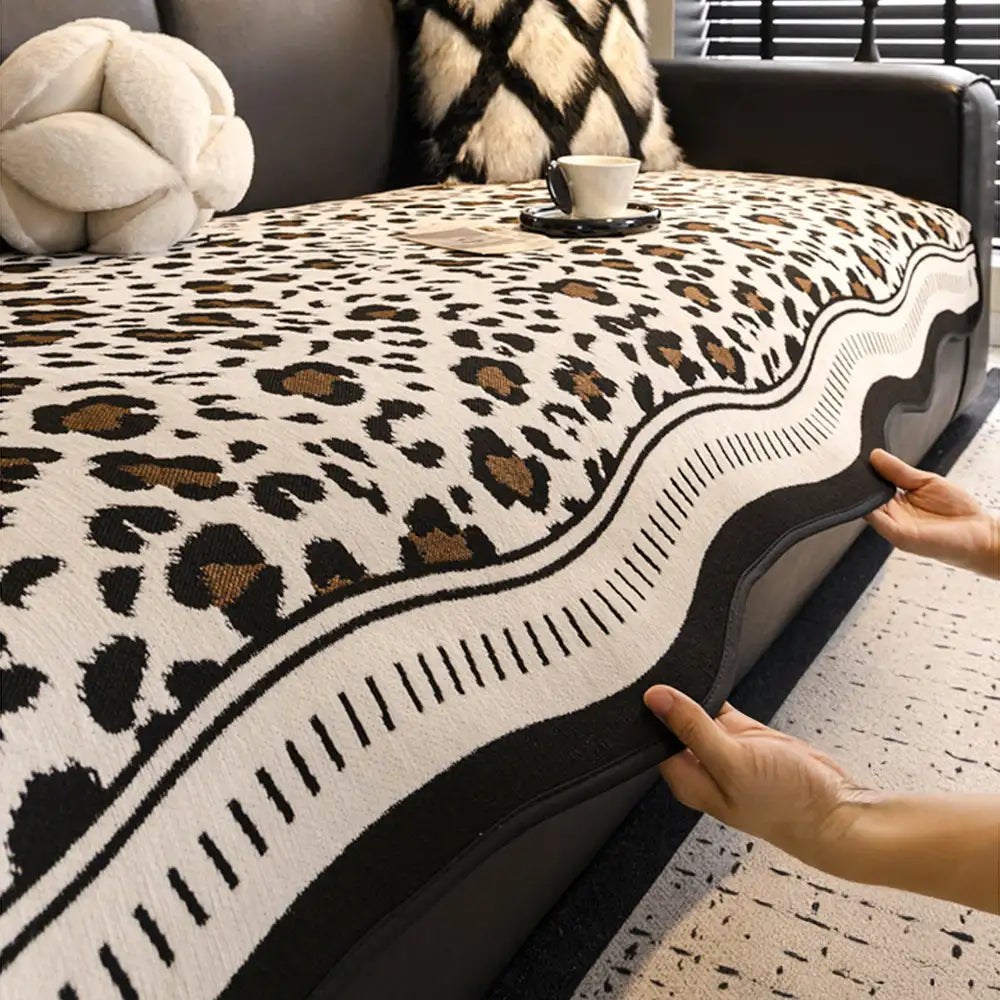 Chenille Ganzjahres unregelmäßig geformtes rutschfestes Sofakissen