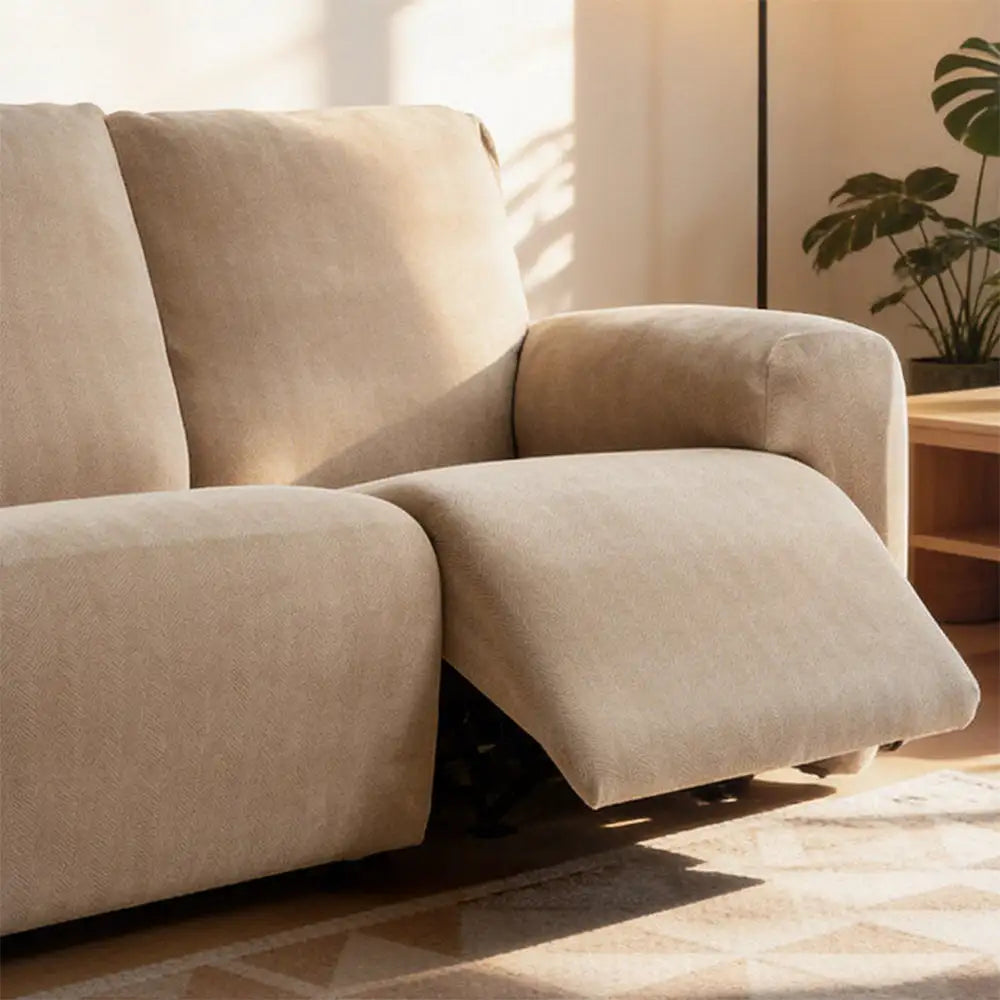 Chenille Fischgräten Elastic Vollabdeckung Relaxsessel Bezug