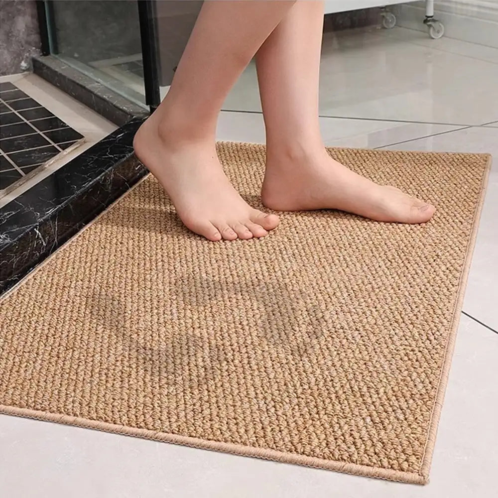 Klassische Faux-Sisal verstärkte Kratzmatte für Katzen, kratzfest, rutschfester Teppich