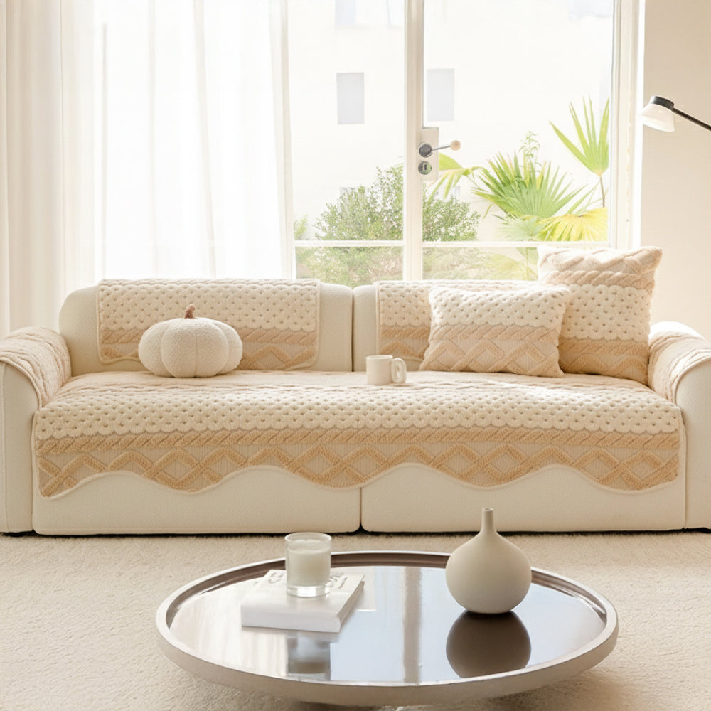 Keks Bequem Plüsch Hautfreundlich Rutschfeste Couchdecke