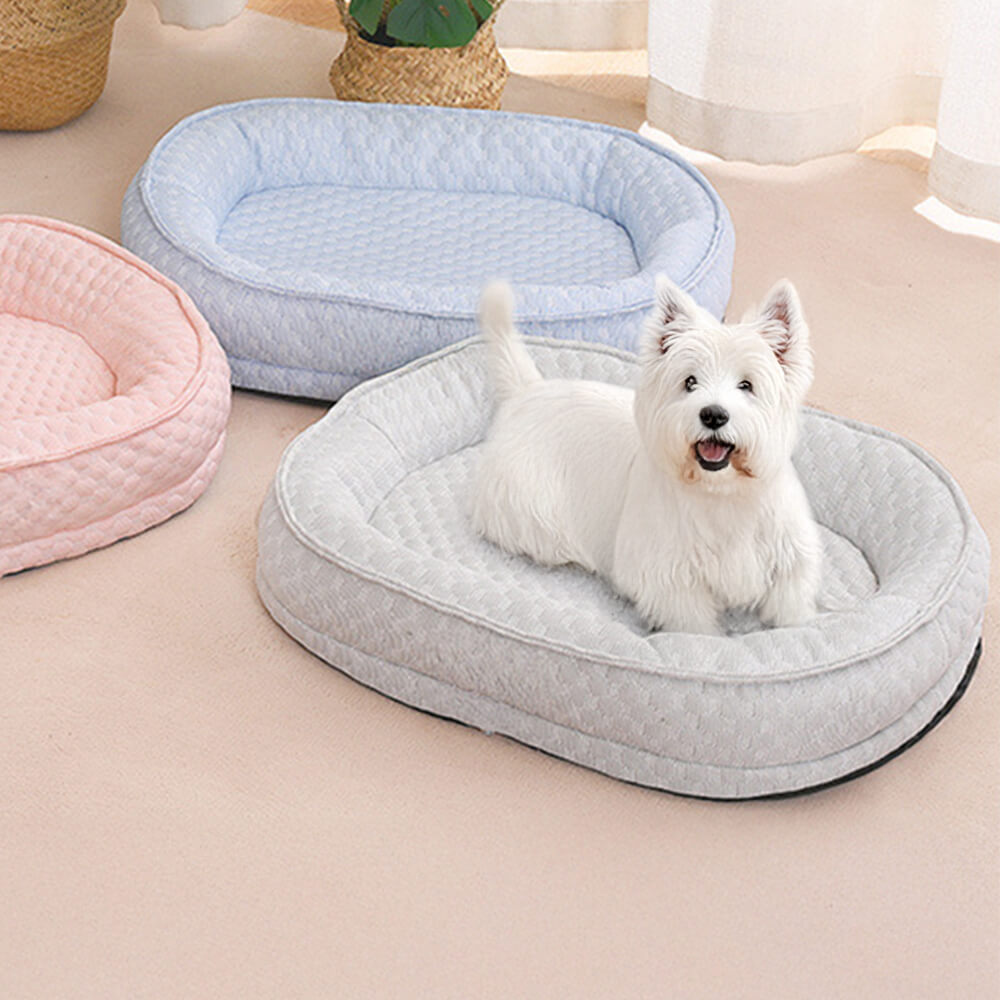 Kühlkomfort erhöht Donut ovales Hundebett