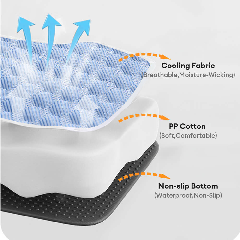 Kühlkomfort erhöht Donut ovales Hundebett