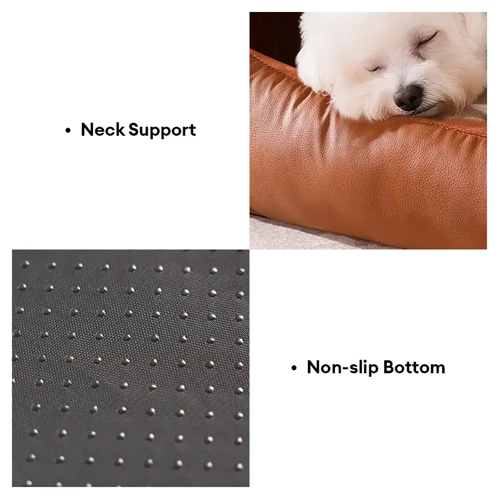 Gemütliches, tragbares Hundebett mit Dach – halbgeschlossen, warm und langlebig