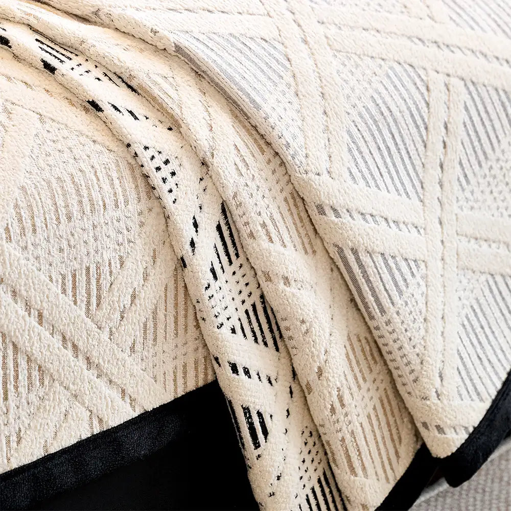 Kreatives Karomuster Anti-Kratz- und rutschfester Sofabezug - geeignet für alle Jahreszeiten