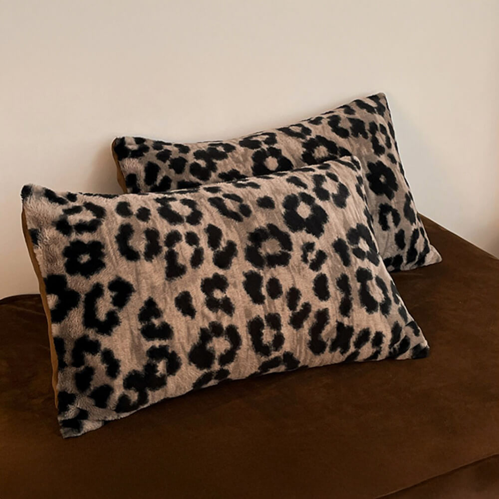 Deluxe-Bettlakenset aus Doppelseitigem Samt mit Blumenmuster und doppelter Wärme