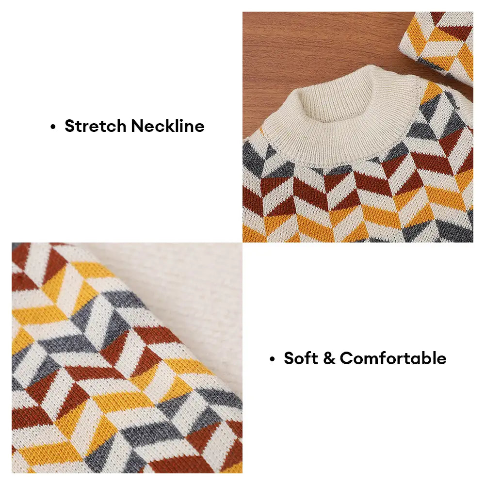 Diamantgestreifter Dackel Hundepullover