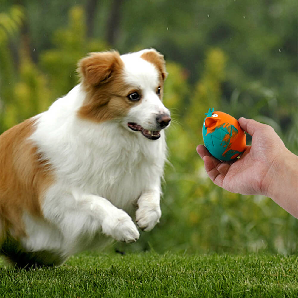Osterei-Gummispielzeug für Hunde – lustiges und langlebiges Kauspielzeug