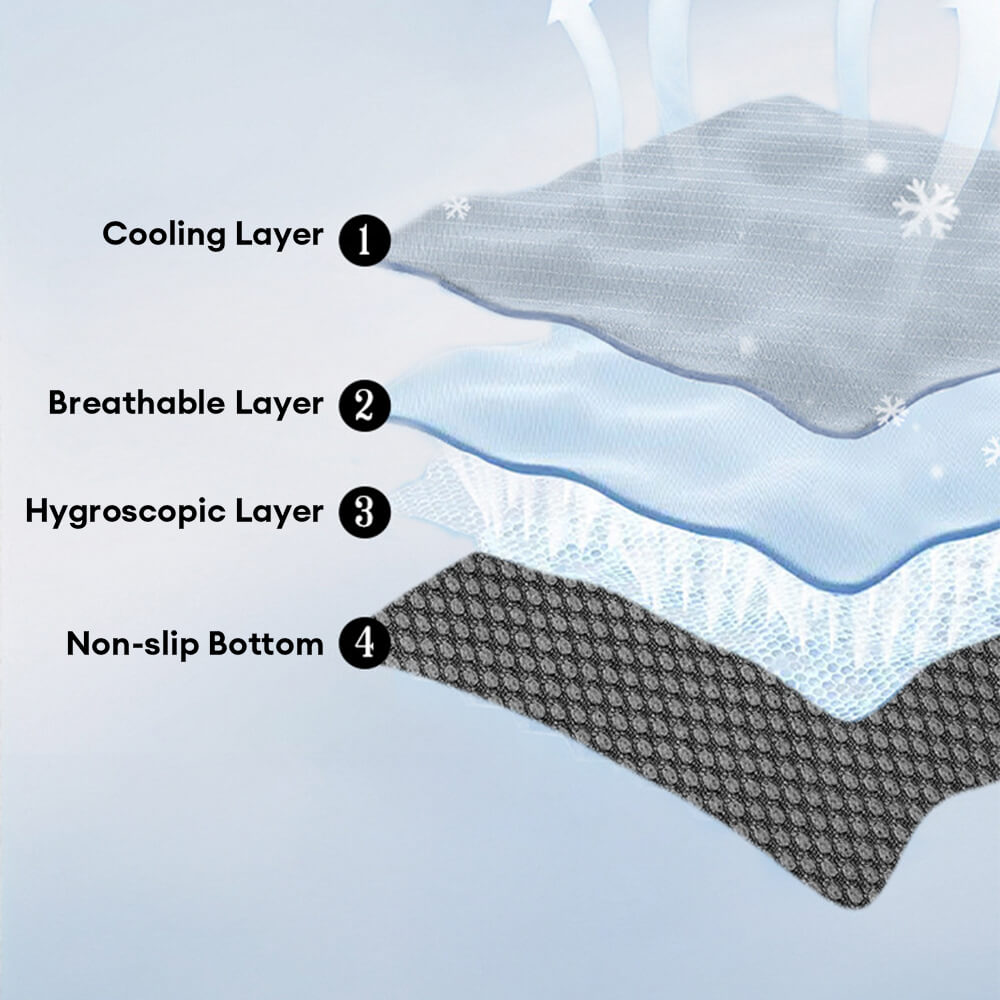 Eleganter Atmungsaktiver Sofabezug aus Eisseide im Bohemian-Stil