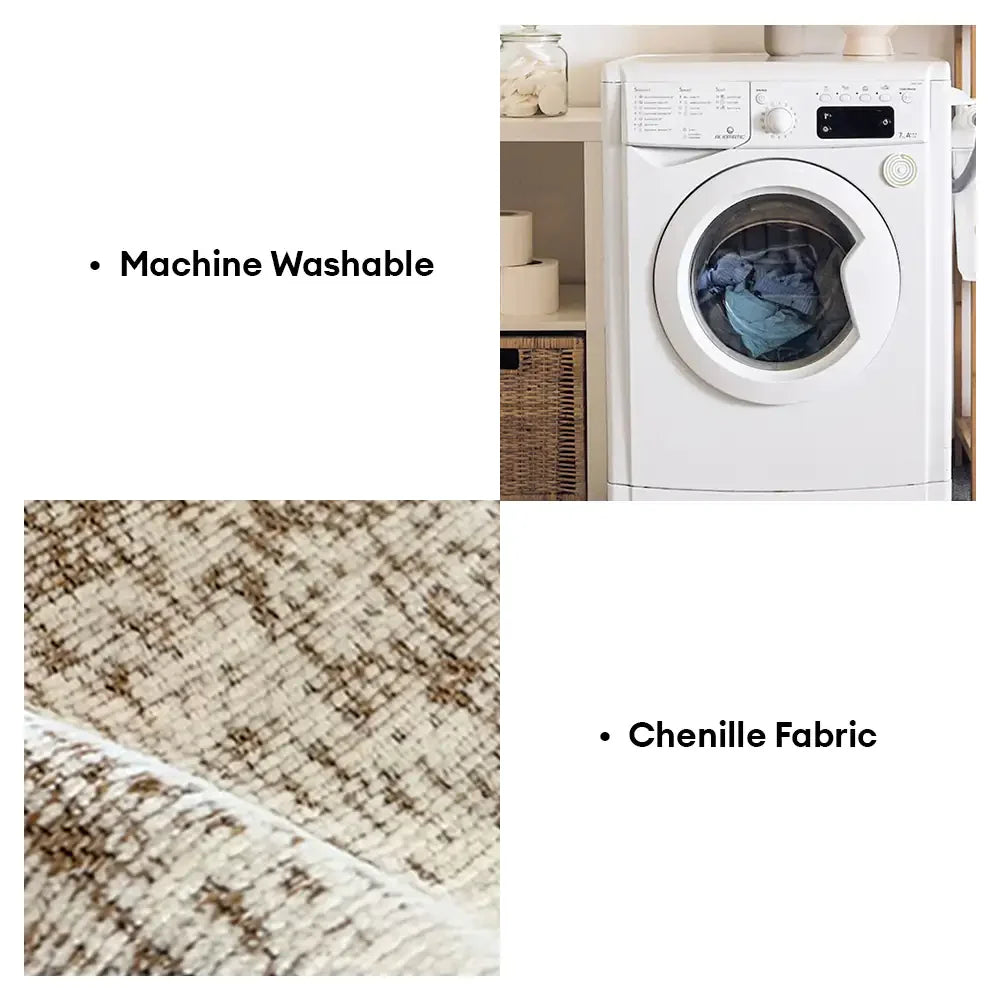 Mode Gestreifter Chenille Kratzfeste Sofaschoner Couchbezug