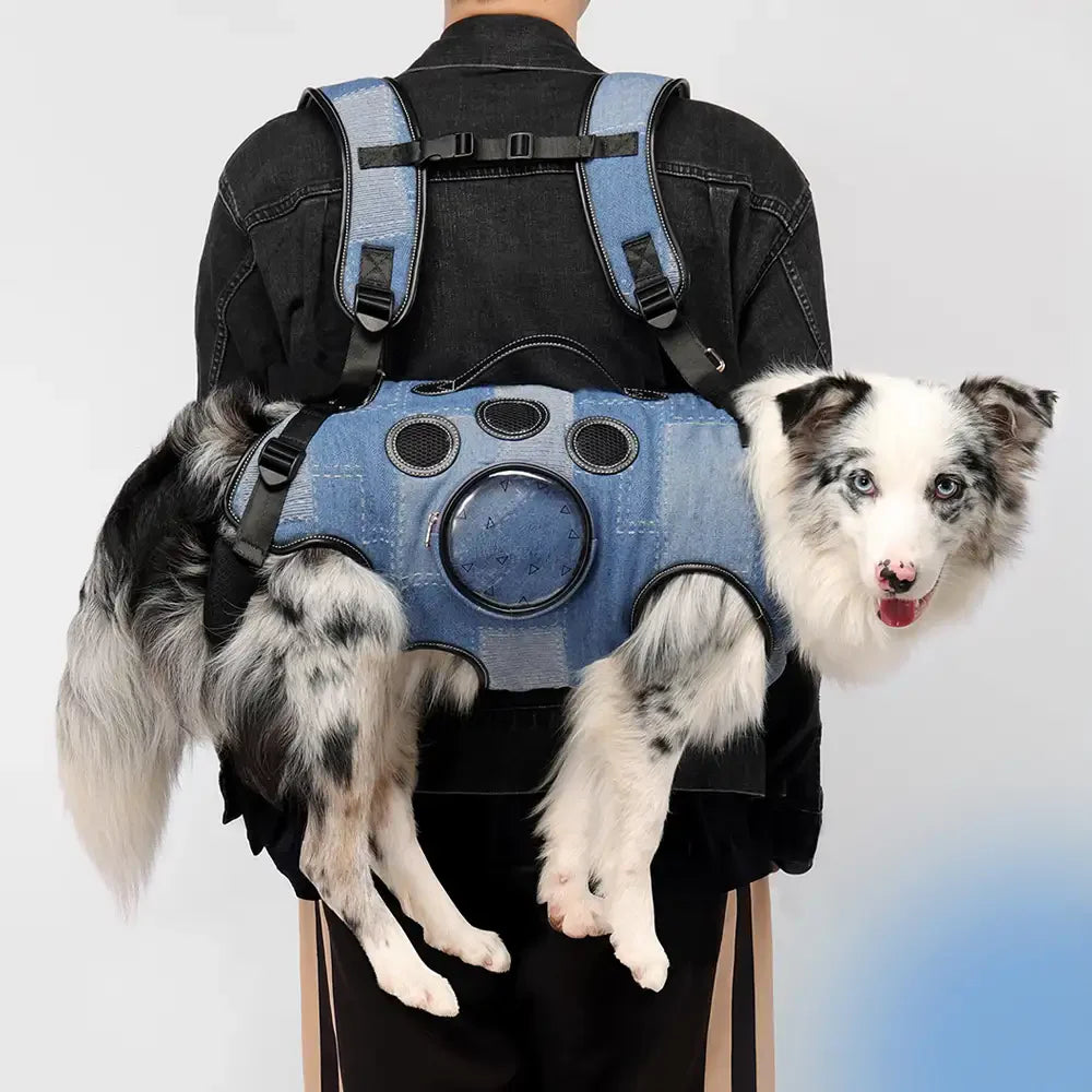 Tragetasche für Hunde ohne Hände für Reisen & Wandern – Multifunktionaler Rucksack für mittelgroße Hunde