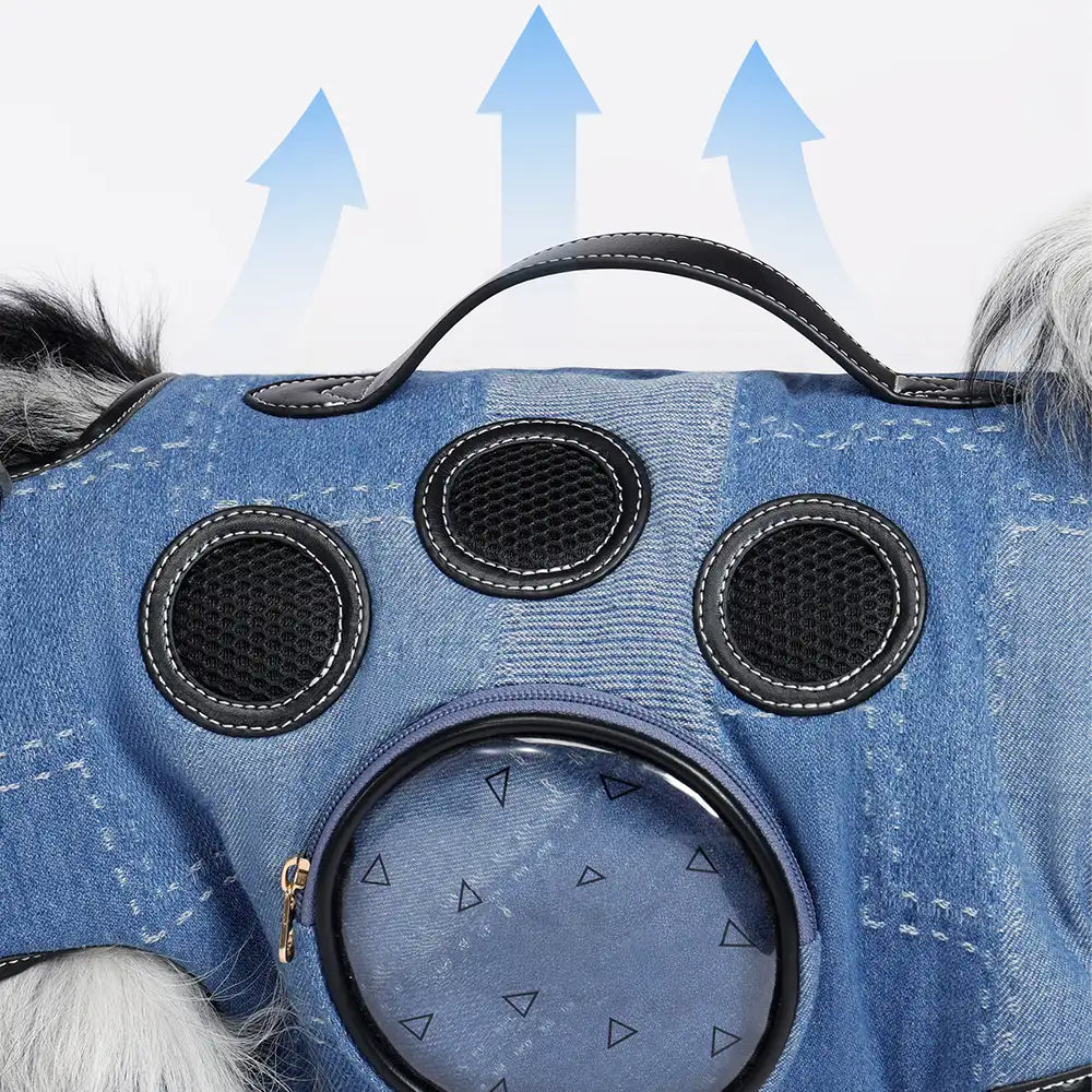 Tragetasche für Hunde ohne Hände für Reisen & Wandern – Multifunktionaler Rucksack für mittelgroße Hunde