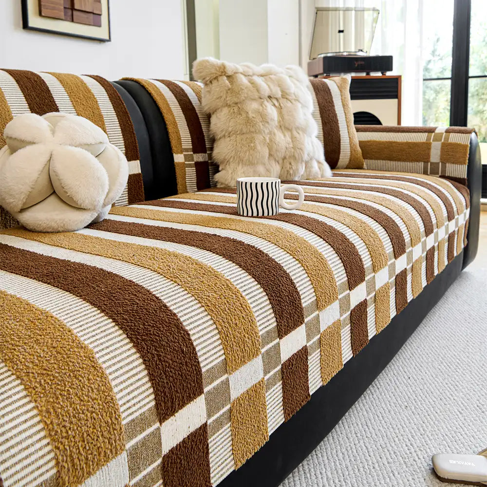 Mitteleuropäischer moderner Chenille kratzfester Möbel- und Rutschschutz für Couchbezüge