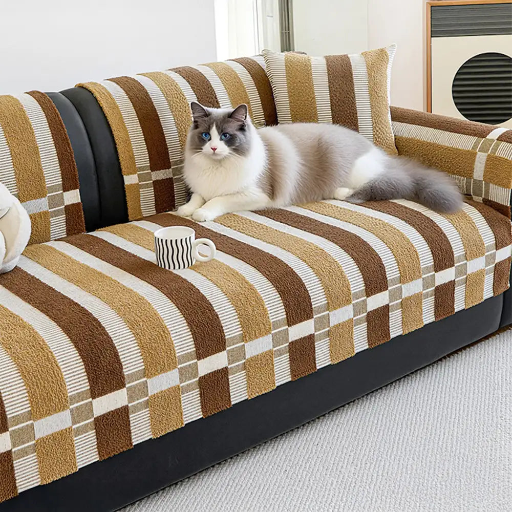 Mitteleuropäischer moderner Chenille kratzfester Möbel- und Rutschschutz für Couchbezüge