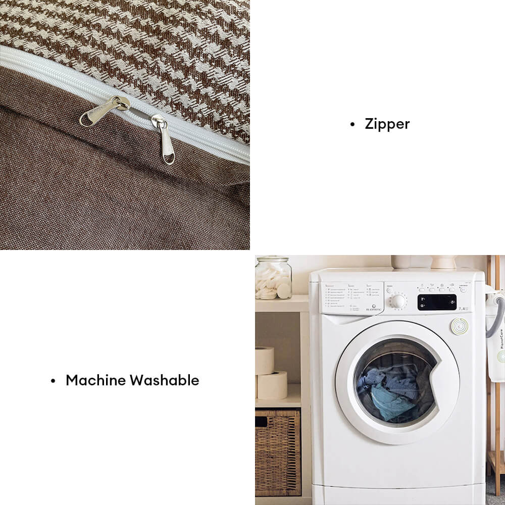 Minimalist Hahnentritt Weiche Baumwollbettwäsche Set