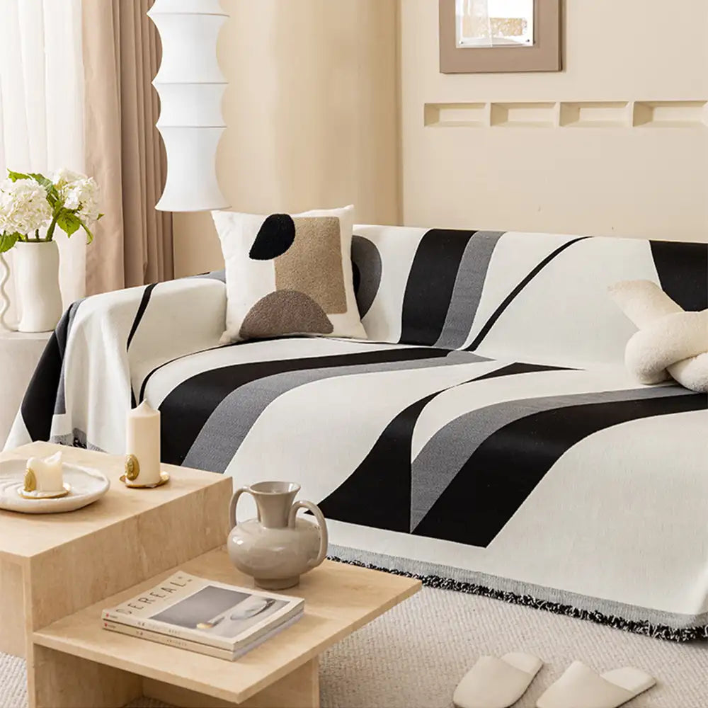 Moderne Chenille-Sofaabdeckung – Ganzjährig Universell & Multifunktional
