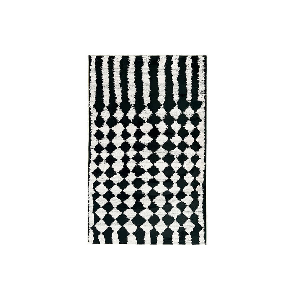 Moderner minimalistischer Wohnzimmerteppich weicher und stilvoller Teppich