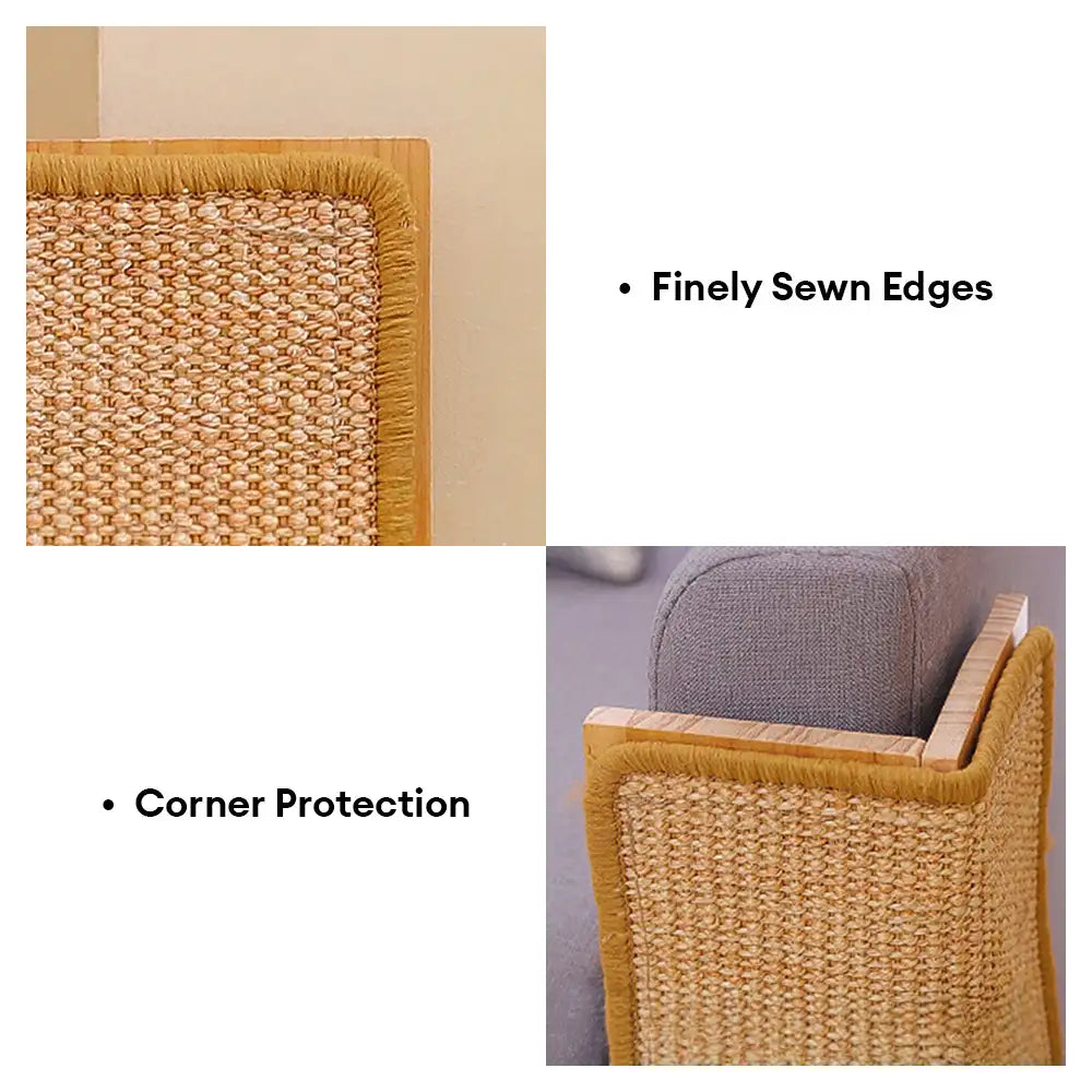 Multifunktionales Sofa und Wandschutz Sisal Kratzbrett für Katzen