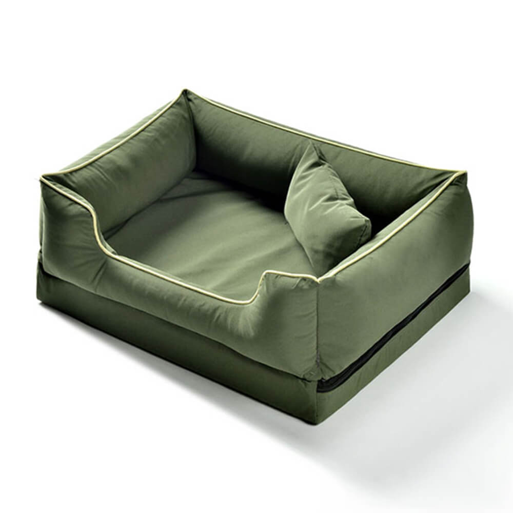 Nordischer Stil wasserdichter kratzfester waschbarer Hundesofa-Bett mit Kissen