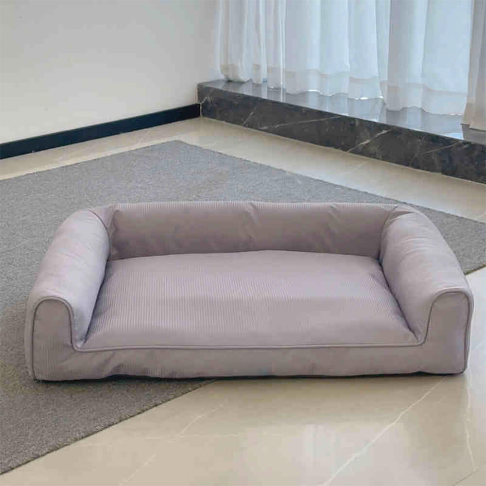 Wasserdichtes Oxford Abnehmbares Waschbares Bolster-Hundebett Sofa