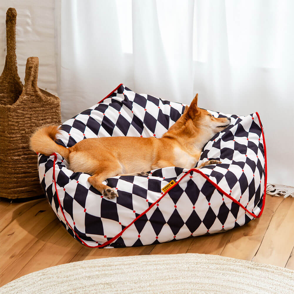 Polygonaler Sitzsack für Haustiere