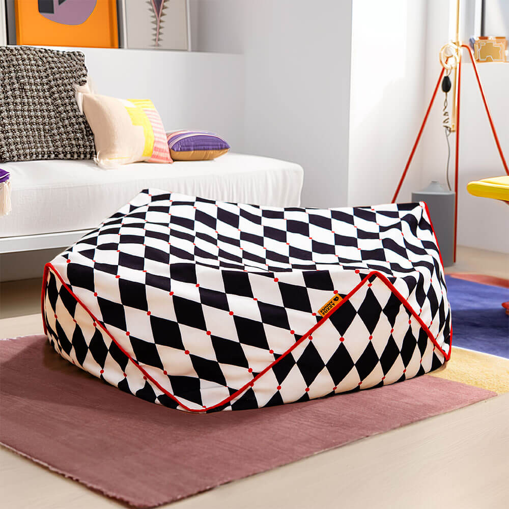 Polygonaler Sitzsack für Haustiere