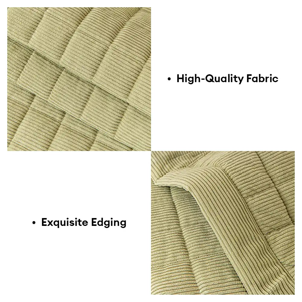 Gepolsterter quadratischer einfacher bequemer Sofa-Schutz Non-Slip Couchbezug