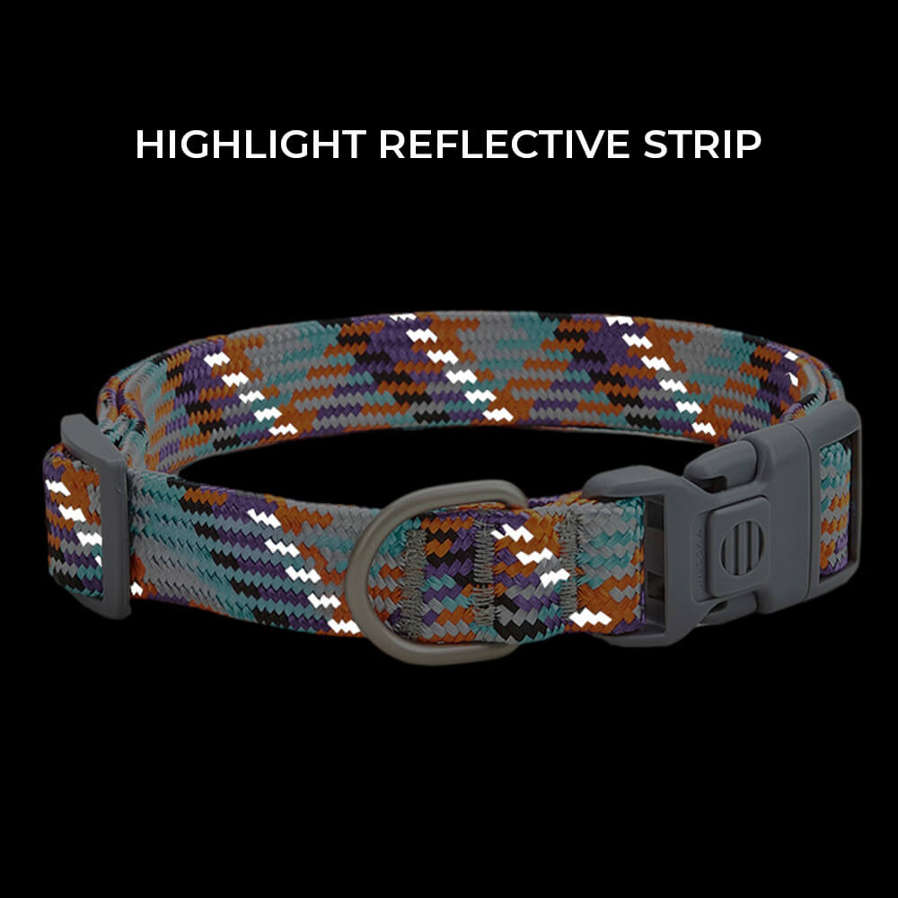 Verstellbares Anti-Zug-Hundehalsband und -Leine mit Reflektierendem Gewebe