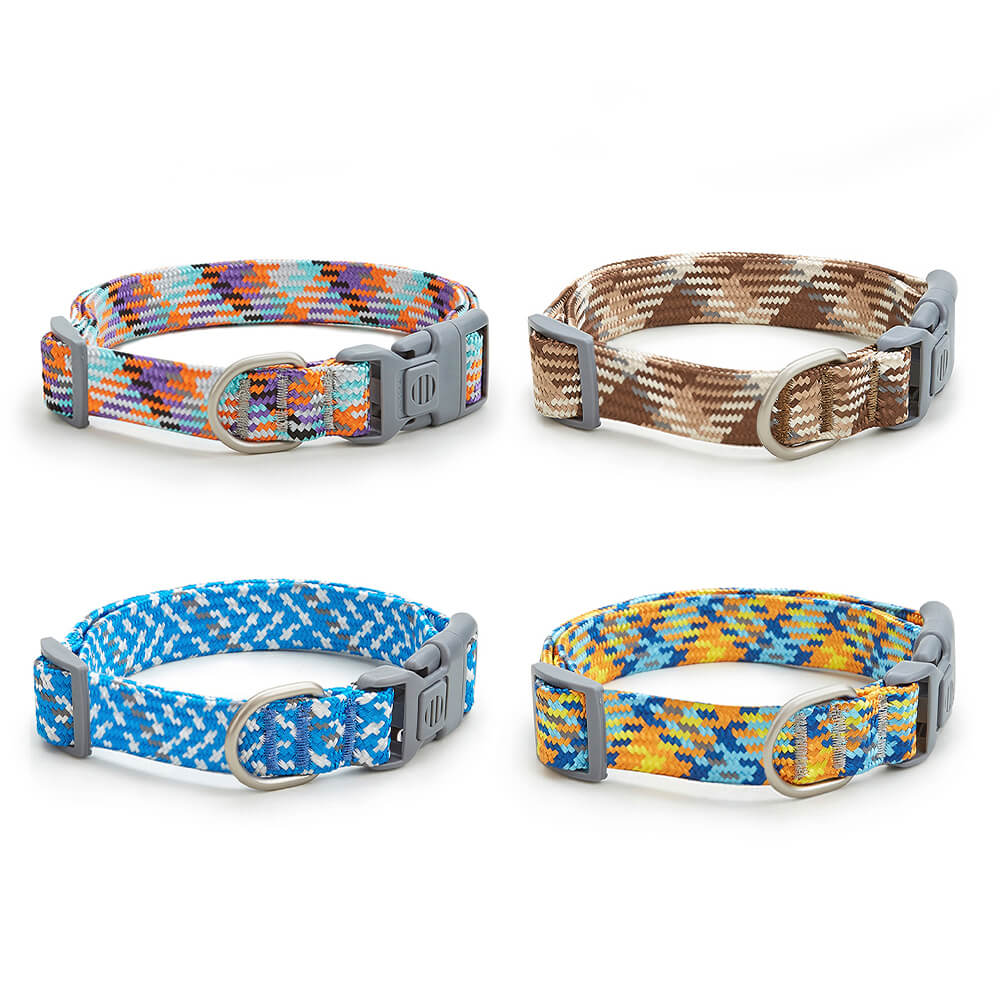 Verstellbares Anti-Zug-Hundehalsband und -Leine mit Reflektierendem Gewebe