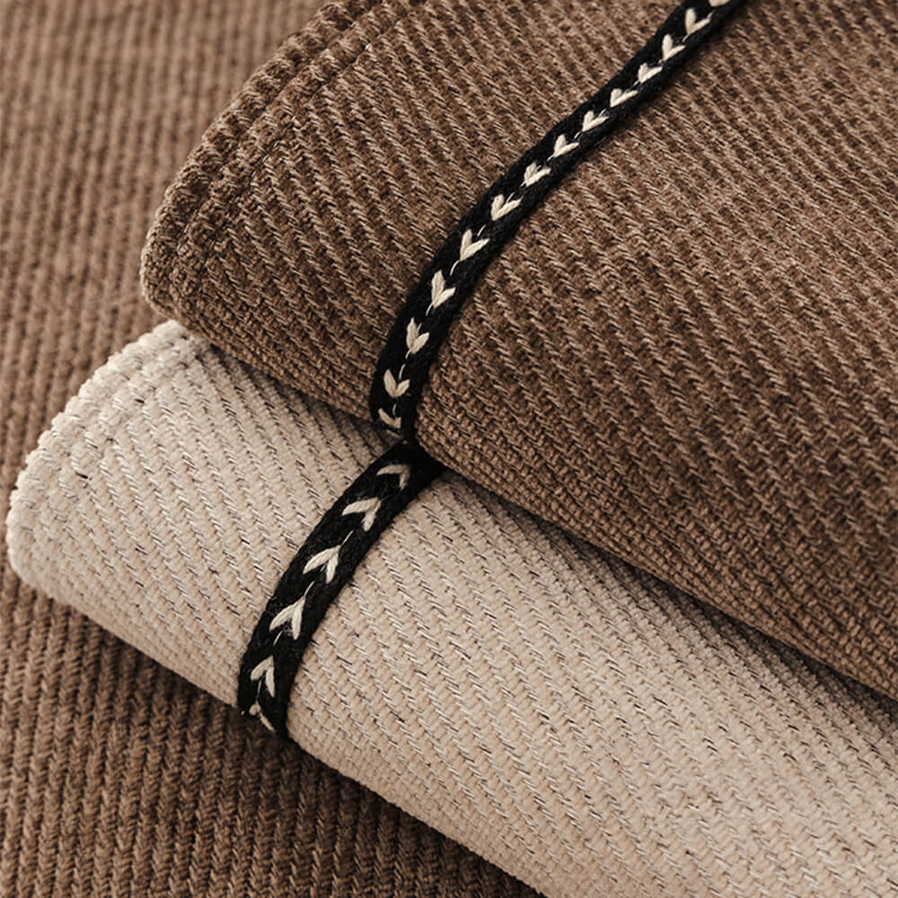 Einfache moderne Jacquard Hochgewicht rutschfeste Chenille Sesselüberzug