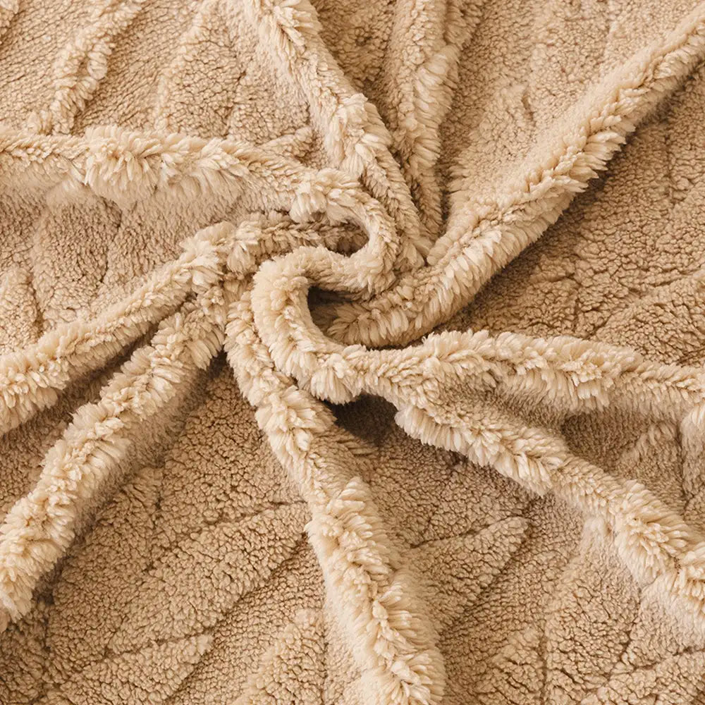 Einfache dicke weiche Fleece-Stoff Sofaschutz Couchbezug