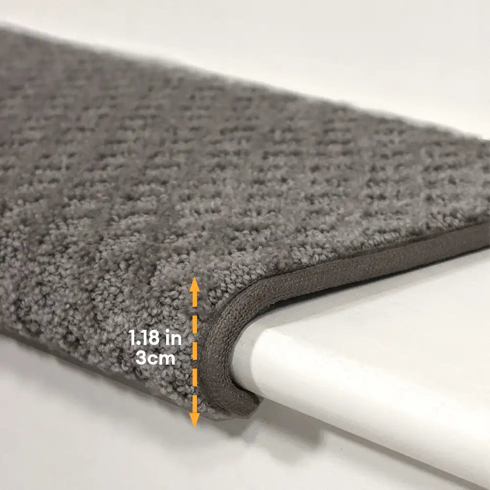 Weiche Plüsch-Innen-Stufenbeschützer, haustierfreundlich, teppichlose Treppenteppiche