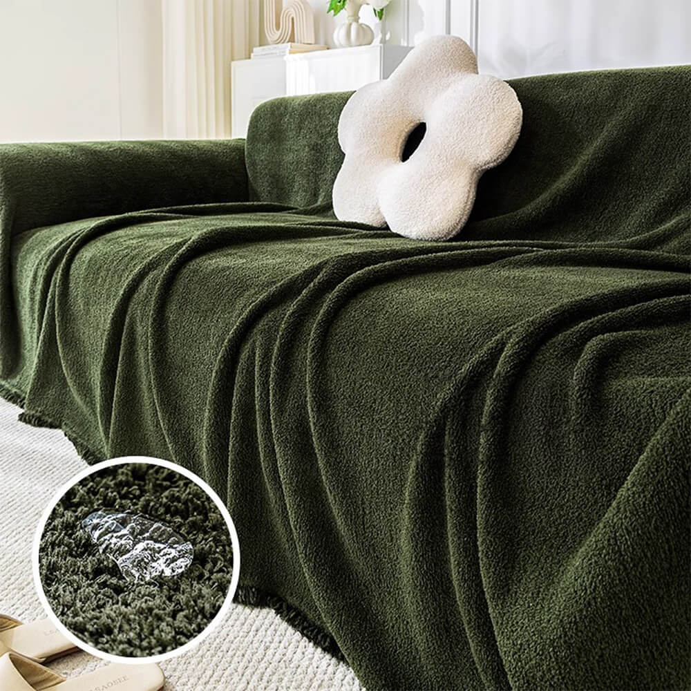 Weicher Plüsch Wasserbeständig Mehrzweck-Möbel Schutz Sofa Abdeckung