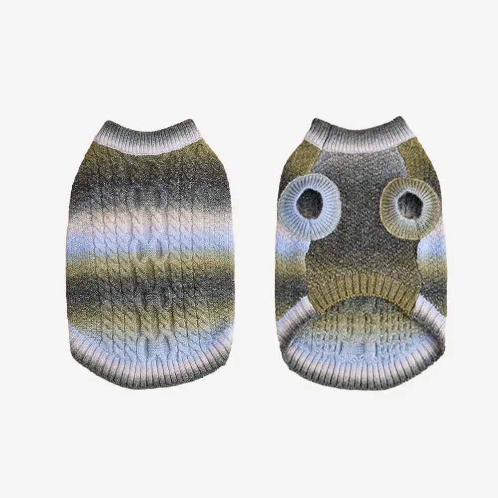 Weicher warmer dick gestrickter Hundepullover – Entworfen für Dackel, französische Bulldoggen und Möpse